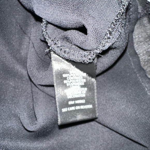 Torrid Crinkle Chiffon Embroidered Peasant Top - Picture 11 of 11